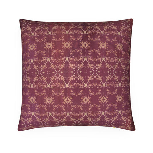 Bohemian rouge - large double sided cosy cushion